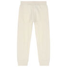 Boys Ivory Logo Joggers, 1, hi-res